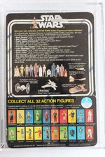 R2-D2 STAR WARS ACTION FIGURE 12 BACK AFA 75 MOC KENNER WITH 32 BK STICKER R2D2