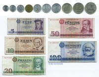 Das letzte DDR-Geld__1 Pfennig bis 100 Mark *** Kompletter Satz !
