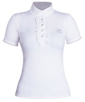 Turniershirt, Turnierbluse, Fairplay Charlotte, weiss, Gr. M/38 *NEU*