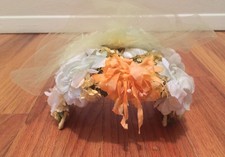 Vintage May-D&F Silk Flower Hat From The 1950S