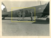 112  Foto WW II  Deutscher Bomber  Kennung EB DT