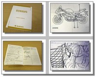Suzuki SV650 SV650S Owners manual Fahrerhandbuch 2003