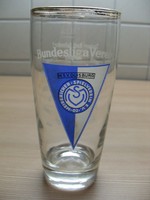 Glas MSV Duisburg ca.1963 mit Unterschriften Gutendorf usw.