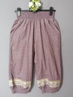 Container romantische baggy Kord Blumen Größe 36