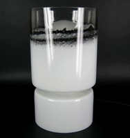 Peill & Putzler Glas Lampe / Tischlampe 70er 80er Jahre Design Glass Table Lamp