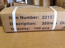 100 White Epoxy Drawer Slides, Drawer Left (Dl) 350mm #22157 New