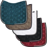 Eskadron Brillant Dura Schabracke walnut, darkred, black, petrol & white, NEU