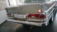Mercedes W111 W112 Mercedes  Stoßstangen Set große Heckflosse