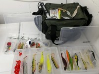 Kunstköder.Gimmifische.Tasche. Sänger. Fish Grip