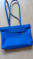 Handtasche Blau  mit Schulterriemen groß