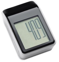 Schrittzähler Pedometer Kalorienverbrauch  Kunststoff schwarz-weiß REFLECTS 