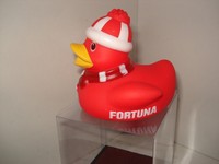 Badeente Mütze/Schal Fortuna Düsseldorf Fussball Fanartikel