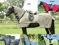 BUSSE Fliegendecke MOSKITO Ausreitdecke mit Halsteil | Alle LÄNGEN | 5 Farben