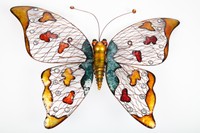 point-garden Gartenfigur Wandfigur Wand Deko XXL Schmetterling Metall Handarbeit