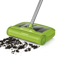 CLEANmaxx Bodenkehrer Swivel Reinigungstuch 2in1 Besen limegreen, B-Ware