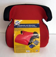 Kindersitz mit Hörnchen Sitzkissen Sitzerhöhung Kindersitzerhöhung 15 - 36KG Rot