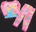 girls size 18 month PINK DISNEY PAJAMAS sleepwear PRINCESS long sleeve CUTE set