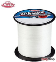 (ab 0,1078€/m) Angelschnur ab 50m  Berkley Whiplash Crystal  geflochtene Schnur