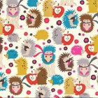 MICHAEL MILLER "HEDGEHOG MEADOW" Cream by yard