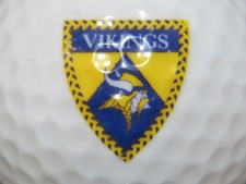 (1) Minnesota Vikings Nfl Football Logo Golf Ball