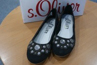 S. Oliver Damen Ballerina schwarz Gr 37