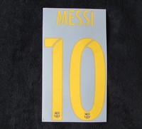 Original 2015-2016 Barcelona FC LEO MESSI Flock für NIKE Home Trikot NEU