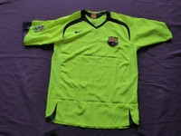 FC Barcelona,Trikot,Jersey,Camiseta,Maglia,Maillot,Shirt, Away,Size L, 2005-06