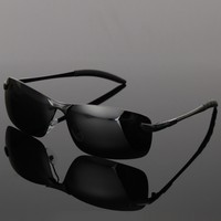 UV400 Polarisiert Sonnenbrille Fahrbrille Radbrille Sportbrille Brille Schwarz