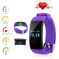 Bluetooth Smart Armband Handy Uhr Pulsuhr Schrittzähler Sport Fitness Tracker DE
