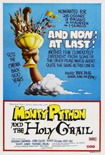 Monty Python And The Holy Grail Movie Promo Poster Australian John Cleese