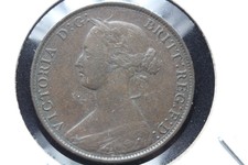 Lot of 5 Great Britain Half Cent 1861,62,63,68,69 (Ll52)