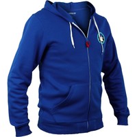 ADIDAS ORIGINALS SWEATJACKE TREFOIL ZIP HOODIE TRAININGSJACKE KAPUZEN JACKE BLAU