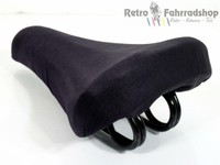 Selle San Marco MTB Sattel von 1990 RAR Kult gefedert Leder schwarz Italy Selten