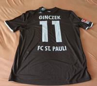  FC St. Pauli Traum Trikot Größe XXL " Ginczek Nr. 11 " Neu " 