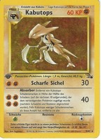 Kabutops - 9/62 - Fossil - DE NM 1st Edition POKEMON   
