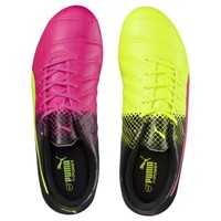 Puma evoPOWER 4.3 Tricks FG EM 2016 Fußballschuhe pink-gelb NEU 73082