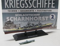 Schlachtschiff Scharnhorst ( 1936 ) 1:1250 / ca.20cm