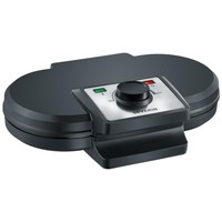 Severin WA 2106, Waffeleisen, schwarz/silber
