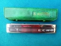 1 Hohner Mundharmonika "ECHO"  C, 32 Stimmen