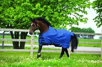 Horseware Rhino Original Turnout Lite Regendecke Navy/Blue 115-165
