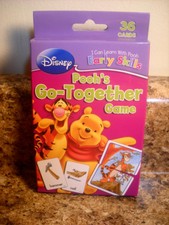 Disney Pooh's Go Together Game Flash Cards Preschool Teacher Resource Autism