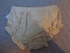 NEW * LITTLE ME girlsYELLOW COTTON BLOOMERS sz 9 months