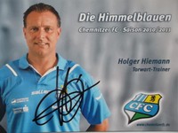 Holger Hiemann Chemnitzer FC 2010/11 AK orig. signiert