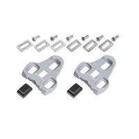 ASISTA Schuhplatten für Look Keo grau 4,5° Pedalplatten Cleats Sohlenplatten