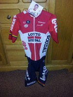 Skinsuit team lotto soudal Greipel speedsuit cycling zeitfahranzug radtrikot S