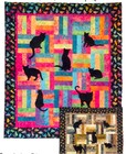 Lap Kitties Kitty Cat Applique Fun Fast Prairie Pieces Quilt Pattern