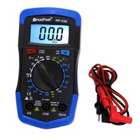Digital Multimeter Amperemeter hFE Ohm Transistor Hold