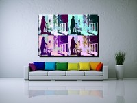 LEINWAND BILD XXL POP ART WALL STREET NEW YORK ANDY WARHOL USA 100x70 & 130x90