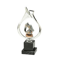 Fussballpokal / Trophäe  in Silber Einzelpokal auch als 3erSerie