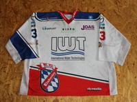 EC Peiting 15/16 Game Worn Jersey #33 Florian Hechenrieder - Goalie - Oberliga -